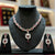 Red Stone Pure Silver Necklace