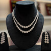 Double Layer solitare pattern 925 necklace