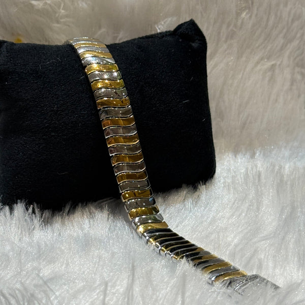 Golden Polish 925 pure silver bracelet