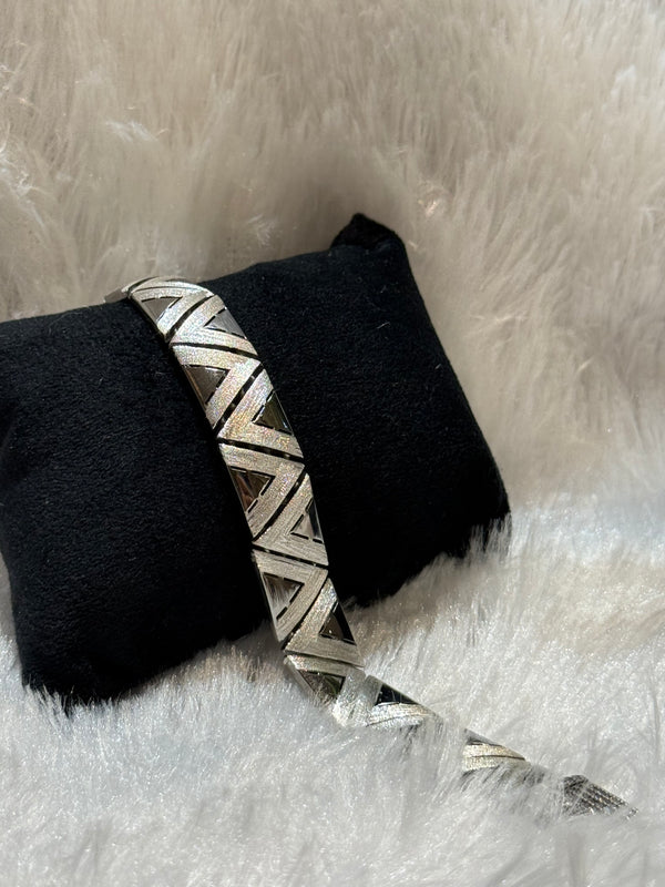 Matt finish 925 Hallmark Silver Bracelet