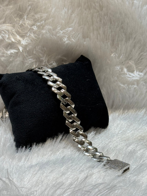 925 Cuban silver bracelet