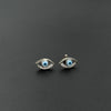 evil eye 925 silver earrings