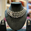 White cz stone 925 sterling silver necklace