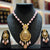 Gold Polish 925 Pure Silver Necklace with beads
