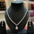 White Solitaire 925 Silver necklace