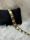 Golden Polish 925 pure silver bracelet