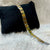golden polish lightweight 925 silver bracelet