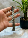 Matt polish 925 sterling silver bracelet