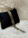 Golden polish cuban 925 Silver bracelet