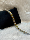 Golden polish 925 silver bracelet