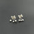 white Moti 925 silver earrings